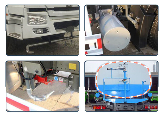 25000 Liter Tank Volumen 4X2 Sinotruck HOWO Dongfeng Trinkwasserfahrzeug Abmessungen