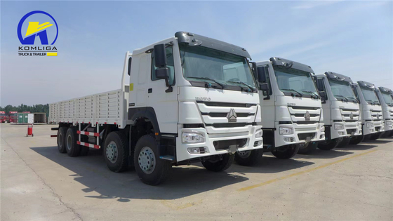 Sinotruk Sinotruck HOWO Hohan 8*4 Seitenwand Drop Flatbed Van mit Vollanhänger