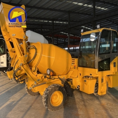 Selbstladen 1,5 m3 2 m3 Diesel-Hydraulikbetonmischer für den schweren Bau