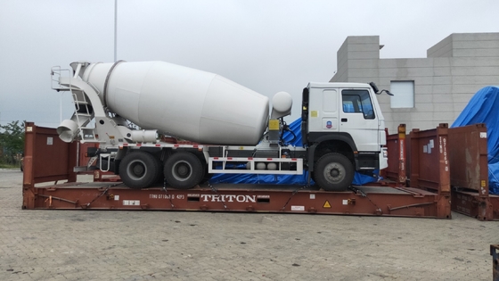 8-10cbm HOWO Shacman Zementmischer Truck Handgetriebe für Afrika