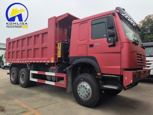 351-450 PS Euro 5 6X4 20-30 Tonnen Schwerlast 3 Achsen 10 Räder Sinotruk HOWO Gebraucht-Dump Truck