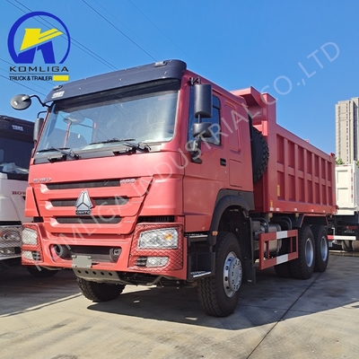 6X4 20-30 Tonnen Schwerlast 3 Achsen 10 Räder Sinotruk HOWO Gebraucht-Dump Truck mit 371 PS