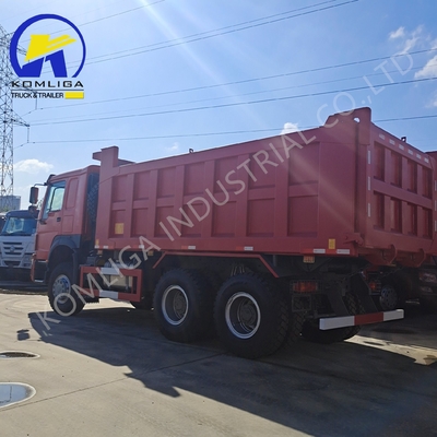 6X4 20-30 Tonnen Schwerlast 3 Achsen 10 Räder Sinotruk HOWO Gebraucht-Dump Truck mit 371 PS