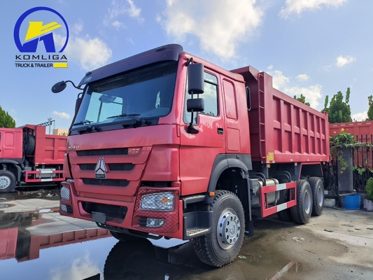 6X4 20-30 Tonnen Schwerlast 3 Achsen 10 Räder Sinotruk HOWO Gebraucht-Dump Truck mit 371 PS