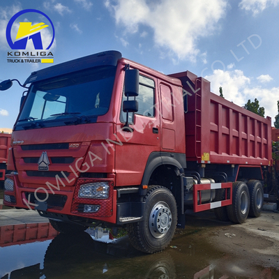 6X4 20-30 Tonnen Schwerlast 3 Achsen 10 Räder Sinotruk HOWO Gebraucht-Dump Truck mit 371 PS