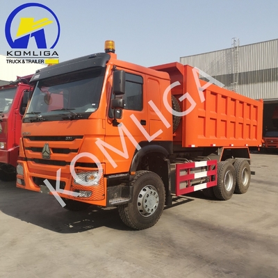 Gebrauchtes Sinotruk HOWO-Dump Truck 10 Räder 3 Achsen 6X4 Niedrige Kilometerleistung Schwerlast 8500*2500*3400mm