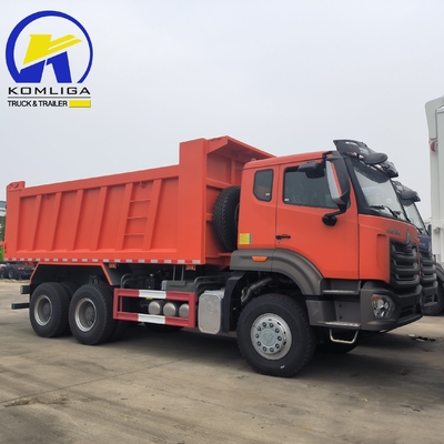 Gebrauchtes Sinotruk HOWO-Dump Truck 10 Räder 3 Achsen 6X4 Niedrige Kilometerleistung Schwerlast 8500*2500*3400mm