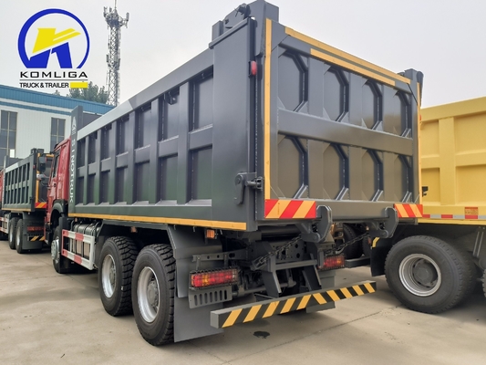 6X4 Schwerlastfahrzeug mit 3 Achsen und 10 Rädern Sinotruk HOWO Gebraucht-Dump Truck mit hoher Tragfähigkeit