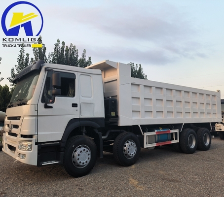 Gebrauchtes Müllwagen 371 PS 380 PS 400 PS 40 Tonnen Sinotruk HOWO Kipper Truck 8X4 12 Räder