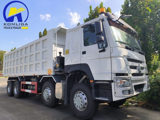 Gebrauchtes Müllwagen 371 PS 380 PS 400 PS 40 Tonnen Sinotruk HOWO Kipper Truck 8X4 12 Räder