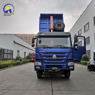 Gebrauchtes HOWO-Dump Truck 8X4 12Räder 371PS 380PS 400PS Front-Lifting-Stil in gutem Zustand