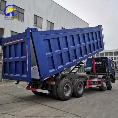 Gebrauchtes HOWO-Dump Truck 8X4 12Räder 371PS 380PS 400PS Front-Lifting-Stil in gutem Zustand