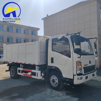 Radial Reifen Design 2024 Sinotruk HOWO 4X2 Mini-Dump Truck mit einer Schlafkabine und Klimaanlage