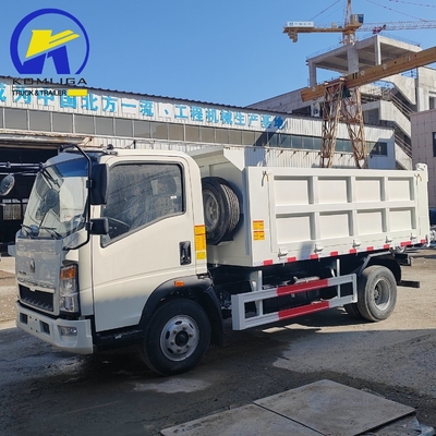 Radial Reifen Design 2024 Sinotruk HOWO 4X2 Mini-Dump Truck mit einer Schlafkabine und Klimaanlage