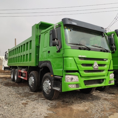 WD615.47.D12.42 Motor Sinotruk HOWO 6X4 Grüne Farbe Gebraucht-Tipper Dump Truck