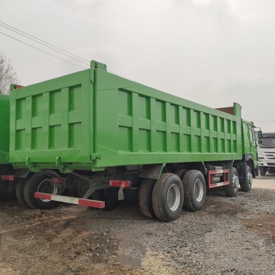 WD615.47.D12.42 Motor Sinotruk HOWO 6X4 Grüne Farbe Gebraucht-Tipper Dump Truck