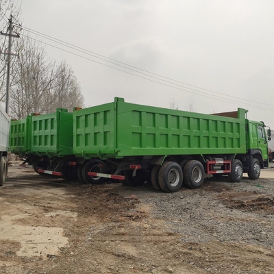 WD615.47.D12.42 Motor Sinotruk HOWO 6X4 Grüne Farbe Gebraucht-Tipper Dump Truck