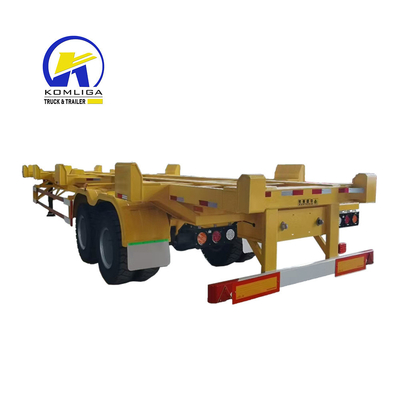 Leaf Spring 30-100 T Nutzlast 40 Tonnen Tri-Axles 20FT Container Lieferung Skelett Anhänger