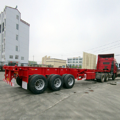 3 Achsen 40 Tonnen 40 Fuß Container-Skelettanhänger für den Transport schwerer Container
