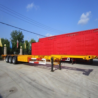 3 Achsen 40 Tonnen 40 Fuß Container-Skelettanhänger für den Transport schwerer Container