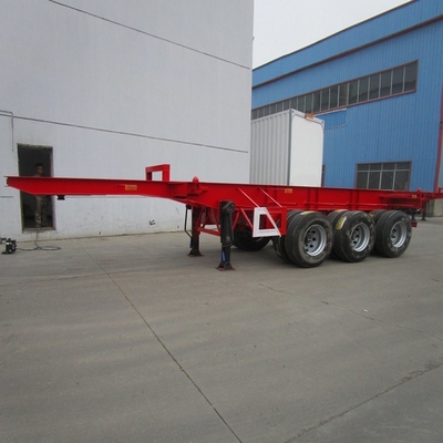 ABS-Anti-Block-Bremssystem 20 FT Doppelachsen-Container-Anhänger-Chassis-Schienenanhänger
