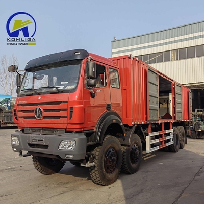 Beiben Dump Truck 6X4 8X4 Gebraucht-North Benz-Frachtwagen mit 8500*2500*3400mm Größe
