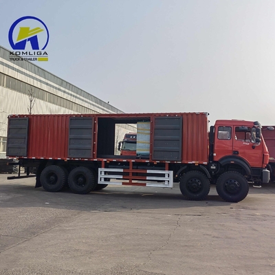 Beiben Dump Truck 6X4 8X4 Gebraucht-North Benz-Frachtwagen mit 8500*2500*3400mm Größe