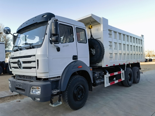 10 Räder 6X4 Beiben Dump Tipper Truck mit Handgetriebe und Euroii Emission