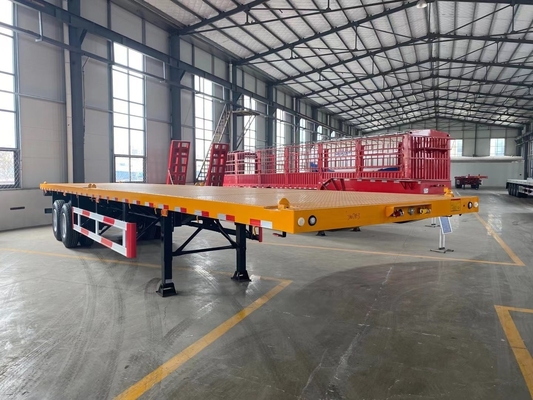 4 Achsen 20 Fuß 20 Fuß Container Anhängerverschluss mit Einstück Werkzeugkasten 1m * 0,5m * 0,5m