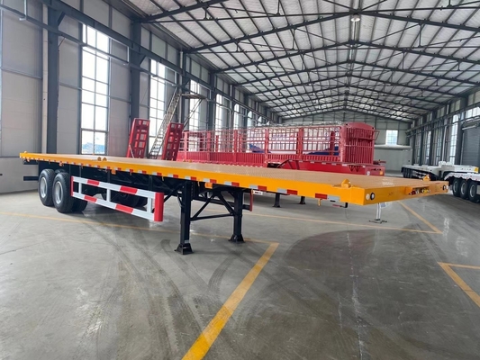 4 Achsen 20 Fuß 20 Fuß Container Anhängerverschluss mit Einstück Werkzeugkasten 1m * 0,5m * 0,5m
