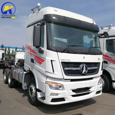 6X4 Antriebsrad Nord Benz Traktor Kopf Lkw mit 400L Aluminiumlegierung Brennstoff Tanker