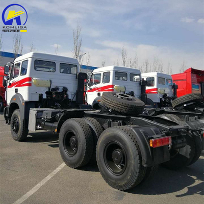 6X4 Antriebsrad Nord Benz Traktor Kopf Lkw mit 400L Aluminiumlegierung Brennstoff Tanker