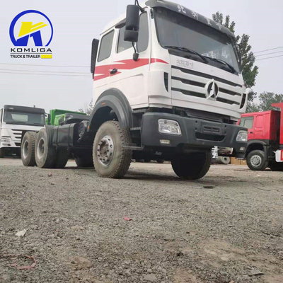 ISO-zertifizierte schnelle 12js200t Getriebe Gebraucht Beiben 6X4 10 Reifen 380HP Traktorkopf Lkw
