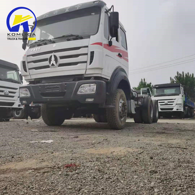 400L-Aluminiumlegierung Kraftstofftankschiff North Benz 6X4 Anhängerkopf Traktorfahrzeug für Design