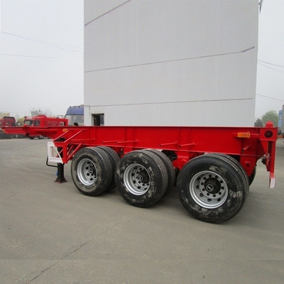 20FT 40FT Skelettanhänger-Chassis mit vier Drehschlössern und mechanischer Aufhängung