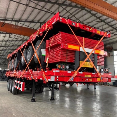 Anhänger Modell 3 Achsen Flachbett-Sehranhänger mit ABS-Anti-Block-Bremssystem 53FT 28 FT