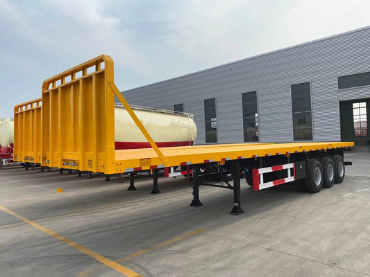 3 Achsen 20FT 40FT Selbstladen Container Halbanhänger Flachbett für den sicheren Transport
