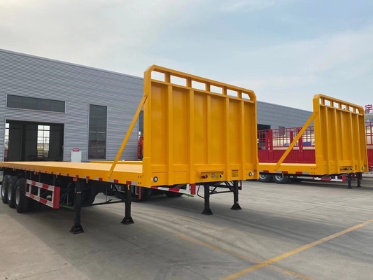 3 Achsen 20FT 40FT Selbstladen Container Halbanhänger Flachbett für den sicheren Transport