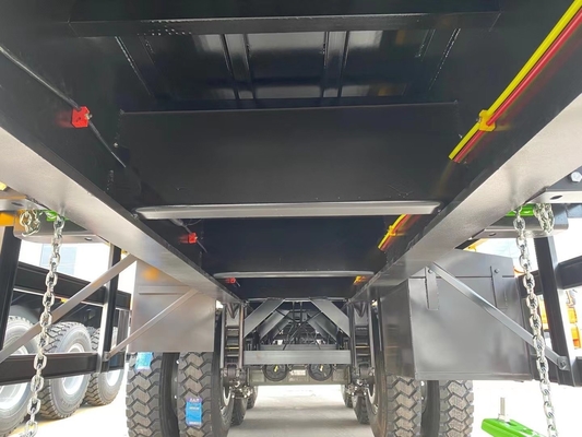 3 Achsen 20FT 40FT Selbstladen Container Halbanhänger Flachbett für den sicheren Transport