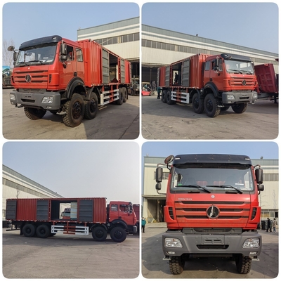 Gebrauchtes Beiben Truck 6X4 8X4 8X8 10Rad 12Rad Fracht Dreirad Van Style Box Frachtwagen