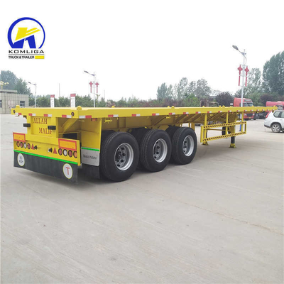 50 Tonnen Lastkapazität Anpassung 3/4 Achsen 45FT Flatbed Semi Trailer 53FT Trailer Container