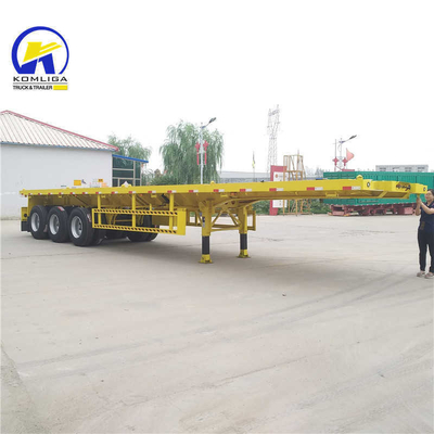 50 Tonnen Lastkapazität Anpassung 3/4 Achsen 45FT Flatbed Semi Trailer 53FT Trailer Container