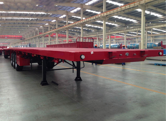 3 Achsen 4 Achsen 40 Tonnen Schwerlastbehälter Flatbed Semi-Trailer mit 6,2 Tare Gewicht