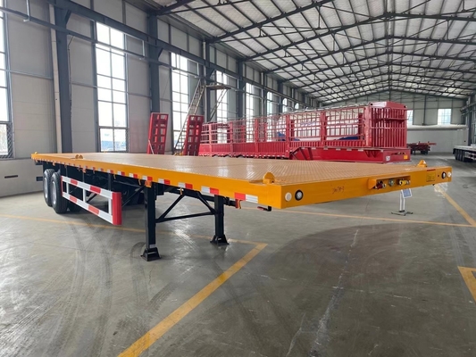 3 Achsen 4 Achsen 40 Tonnen Schwerlastbehälter Flatbed Semi-Trailer mit 6,2 Tare Gewicht