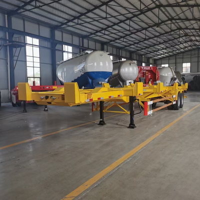 40ft Skeleton Semi Container Trailer mit 13t/16t Achse und 13000x2500x3900mm Größe