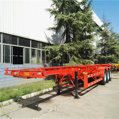40ft Skeleton Semi Container Trailer mit 13t/16t Achse und 13000x2500x3900mm Größe