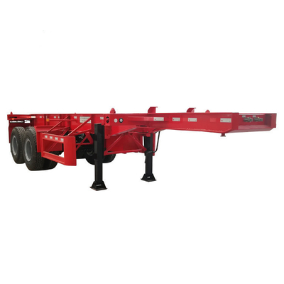 40ft Skeleton Semi Container Trailer mit 13t/16t Achse und 13000x2500x3900mm Größe