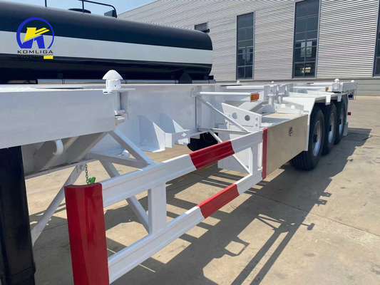 Gebrauchtes Flachbettanhänger Skelettanhänger für Container 1820 mm Laufboden und Wabco-Ventil