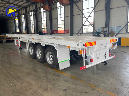 Gebrauchtes Flachbettanhänger Skelettanhänger für Container 1820 mm Laufboden und Wabco-Ventil