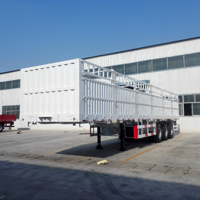 3 Achsen 40FT Seitenwand Semi-Lkw Schüttgut-Anhänger-Panels mit mechanischer Aufhängung